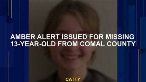 Amber Alert issued for 13-year-old Comal County girl